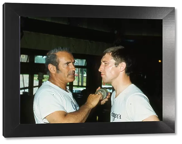 Ken Buchanan boxer June 1972 At trainig camp in America USA for fight against
