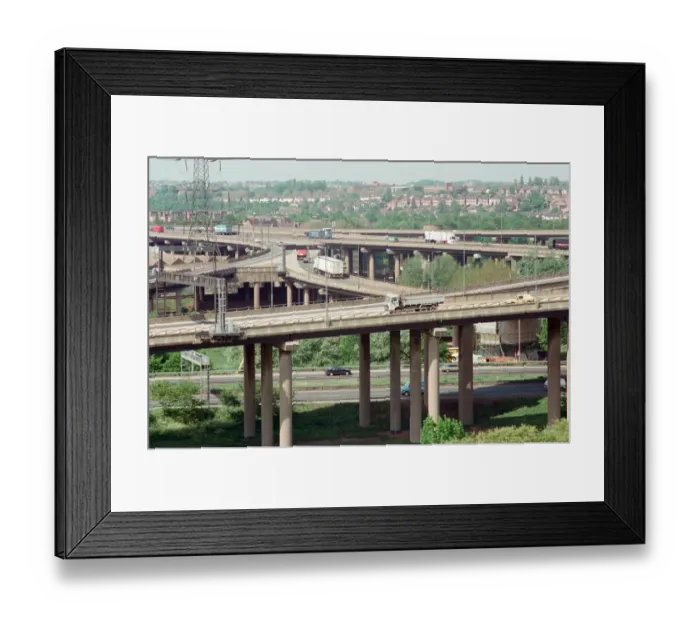 Framed Print : View of the Gravelly Hill Interchange, also known as Spaghetti Junction Framed Print : View of the Gravelly Hill Interchange, also known as Spaghetti Junction