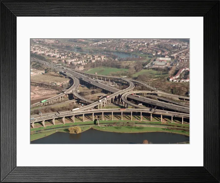 Framed Print : Aerial view of the Gravelly Hill Interchange, also known as Spaghetti Junction Framed Print : Aerial view of the Gravelly Hill Interchange, also known as Spaghetti Junction