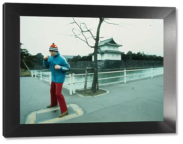 Ken Buchanan boxer March 1975 Training in Japan