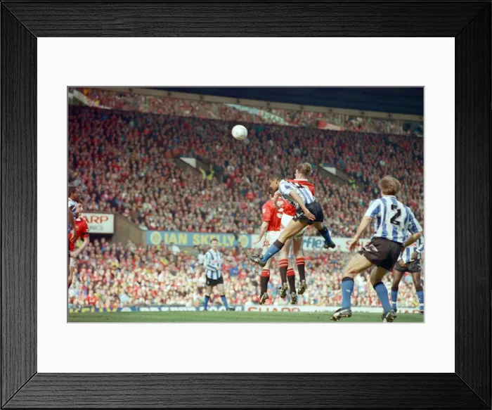 Framed Print : Manchester United v Sheffield Wednesday at Old Trafford