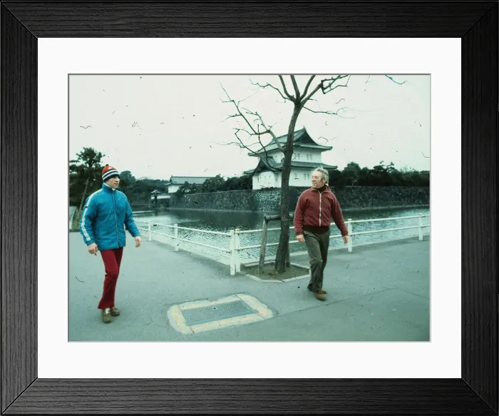 Framed Print : Ken Buchanan boxer training in Japan March 1975 Framed Print : Ken Buchanan boxer training in Japan March 1975