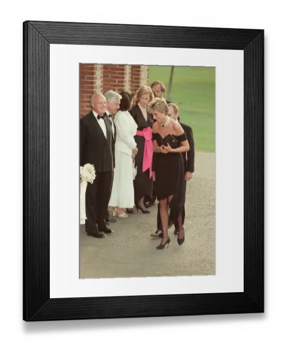 Framed Print : HRH Princess Diana, The Princess of Wales arrives for The Serpentine GalleryOs summer Framed Print : HRH Princess Diana, The Princess of Wales arrives for The Serpentine GalleryOs summer
