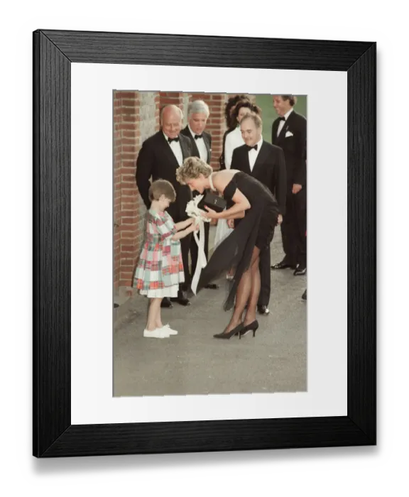 Framed Print : HRH Princess Diana, The Princess of Wales arrives for The Serpentine GalleryOs summer Framed Print : HRH Princess Diana, The Princess of Wales arrives for The Serpentine GalleryOs summer