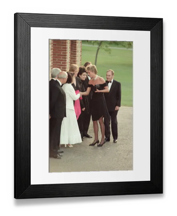 Framed Print : HRH Princess Diana, The Princess of Wales arrives for The Serpentine GalleryOs summer Framed Print : HRH Princess Diana, The Princess of Wales arrives for The Serpentine GalleryOs summer