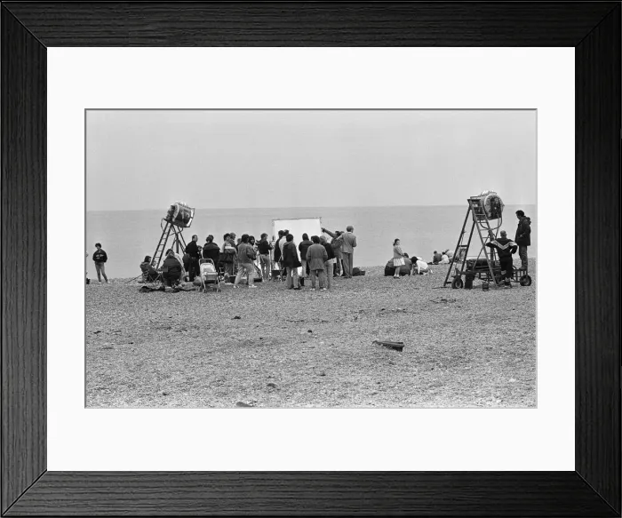 Framed Print : Darling Buds of May filming in Folkestone 31st May 1991 Cast Framed Print : Darling Buds of May filming in Folkestone 31st May 1991 Cast