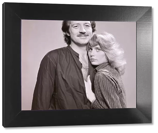 Frank Worthington ex England and Bolton Wanderers footballer seen here with his wife