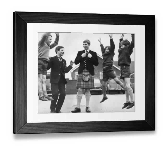 Framed Print : A new twist to the Highland fling? Ken Buchanan is wearing the tartan Framed Print : A new twist to the Highland fling? Ken Buchanan is wearing the tartan