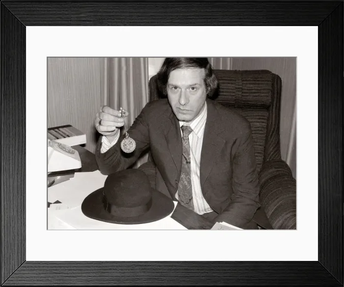 Framed Print : Romark - Hypnotist / Magician - 1976 real name Roland Markham Framed Print : Romark - Hypnotist / Magician - 1976 real name Roland Markham