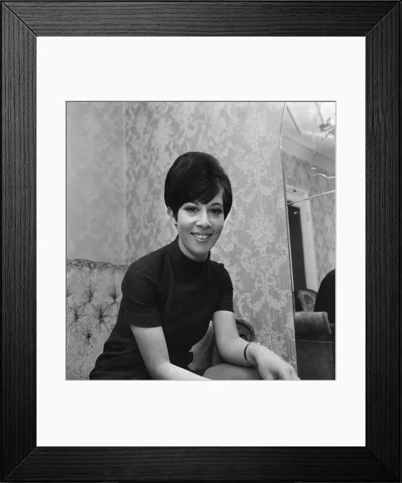 Framed Print : Singer Helen Shapiro pictured at her home. 5th March 1967 Framed Print : Singer Helen Shapiro pictured at her home. 5th March 1967