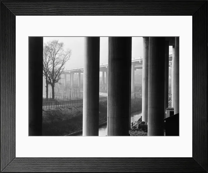 Framed Print : The M6 interchange at Gravelly Hill under construction, also known as Spaghetti Junction Framed Print : The M6 interchange at Gravelly Hill under construction, also known as Spaghetti Junction