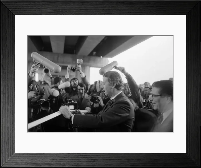 Framed Print : Gravelly Hill Interchange opened. Pictured, the Rt. Hon Framed Print : Gravelly Hill Interchange opened. Pictured, the Rt. Hon