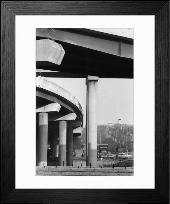 Framed Print : The M6 interchange at Gravelly Hill under construction, also known as Spaghetti Junction Framed Print : The M6 interchange at Gravelly Hill under construction, also known as Spaghetti Junction