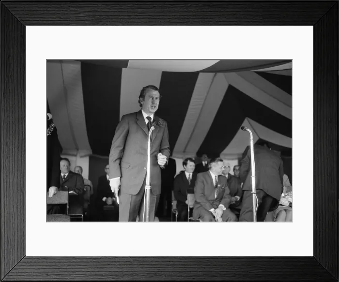 Framed Print : Gravelly Hill Interchange opened. Pictured, the Rt. Hon