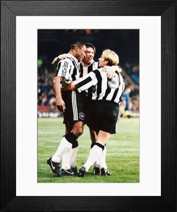 Framed Print : English Premier League match at Selhurst Park. Wimbledon 3 v Newcastle United 3 Framed Print : English Premier League match at Selhurst Park. Wimbledon 3 v Newcastle United 3