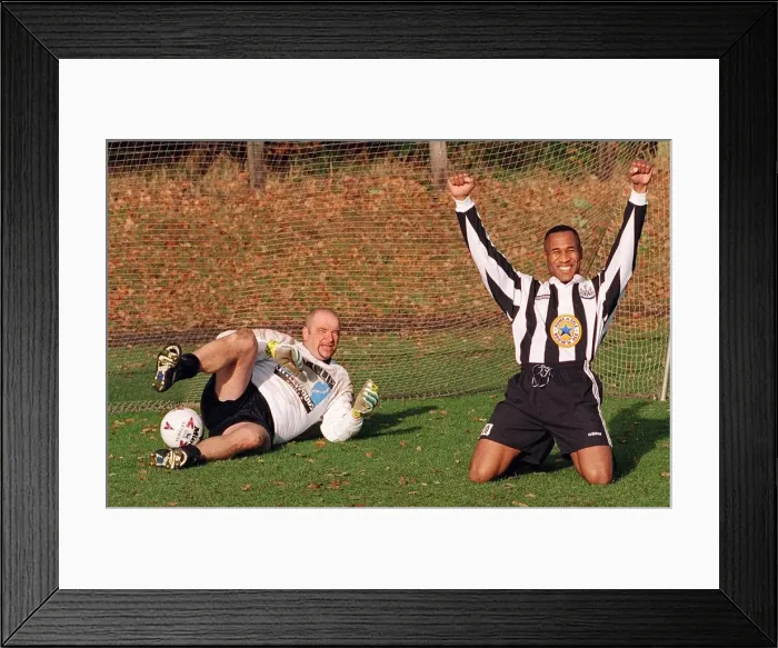 Framed Print : NEWCASTLE TOWN GOALKEEPER PHILIP BUTLER GETS DOWN TO SOME SECRET TRAINING WHEN HE Framed Print : NEWCASTLE TOWN GOALKEEPER PHILIP BUTLER GETS DOWN TO SOME SECRET TRAINING WHEN HE