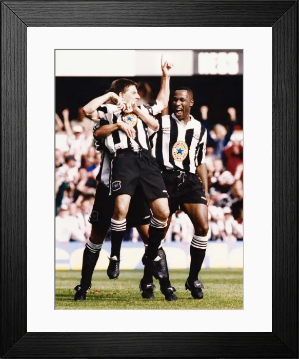 Framed Print : English Premier League match at St James Park. Newcastle United 3 v Manchester Framed Print : English Premier League match at St James Park. Newcastle United 3 v Manchester