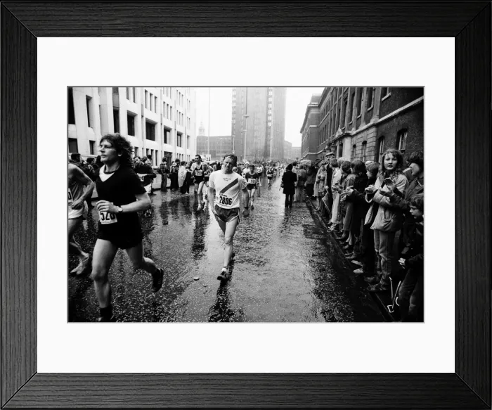Framed Print : London Marathon 1981, Sponsored by Gillette, Sunday 29th March 1981 Framed Print : London Marathon 1981, Sponsored by Gillette, Sunday 29th March 1981