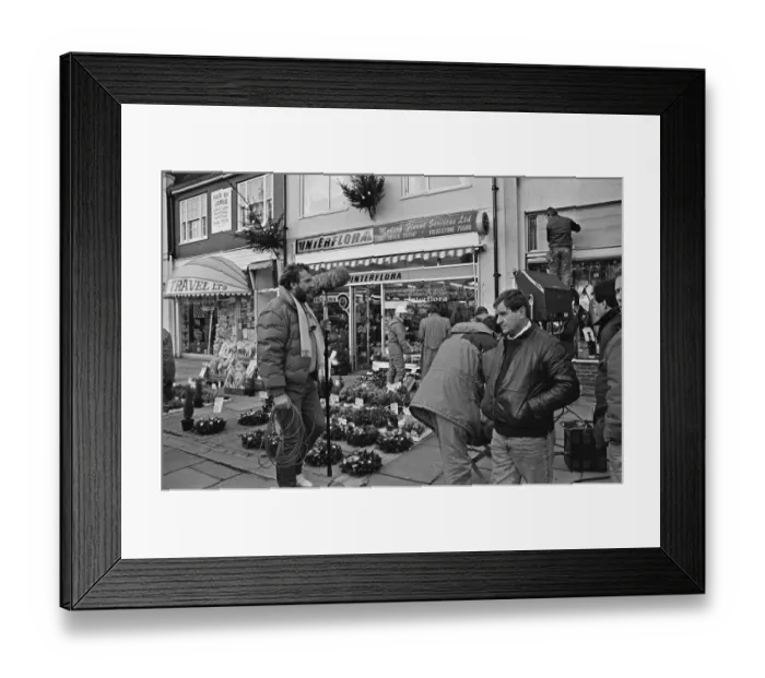 Framed Print : A BBC Crew set dress Modern Floral Services, 376 Cheriton Road, Folkestone Framed Print : A BBC Crew set dress Modern Floral Services, 376 Cheriton Road, Folkestone