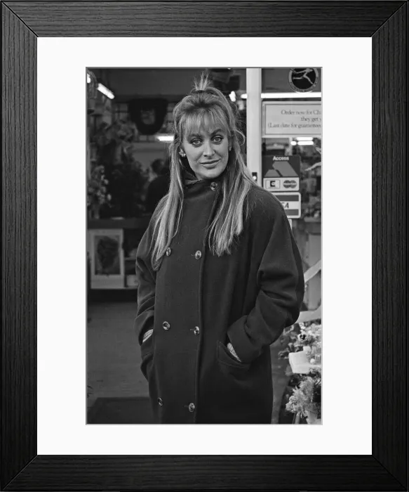 Framed Print : Actress Carol Royle seen here at Modern Floral Services, 376 Cheriton Road, Folkestone Framed Print : Actress Carol Royle seen here at Modern Floral Services, 376 Cheriton Road, Folkestone
