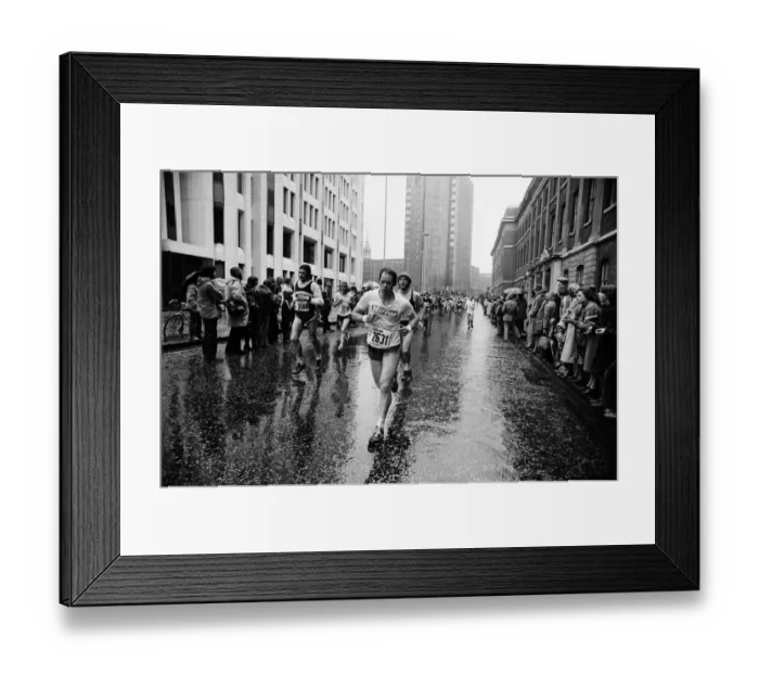 Framed Print : London Marathon 1981, Sponsored by Gillette, Sunday 29th March 1981 Framed Print : London Marathon 1981, Sponsored by Gillette, Sunday 29th March 1981