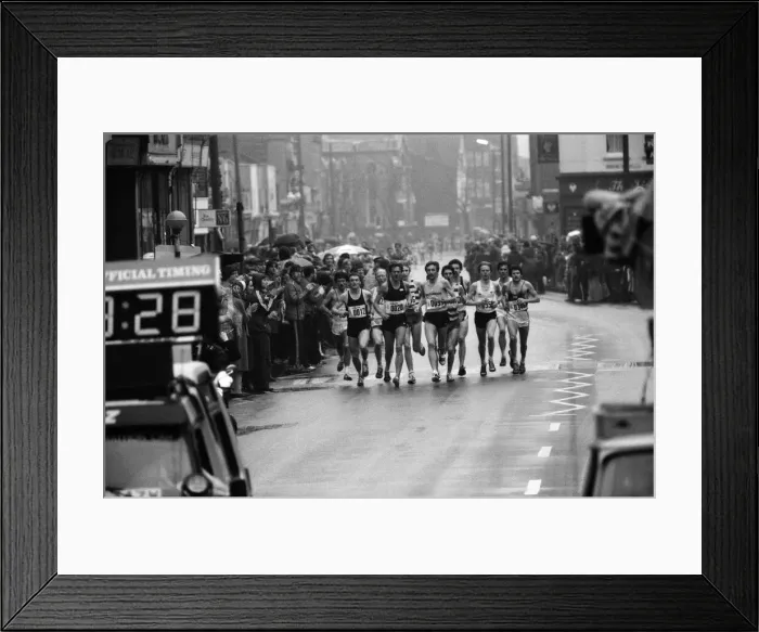 Framed Print : London Marathon 1981, Sponsored by Gillette, Sunday 29th March 1981 Framed Print : London Marathon 1981, Sponsored by Gillette, Sunday 29th March 1981