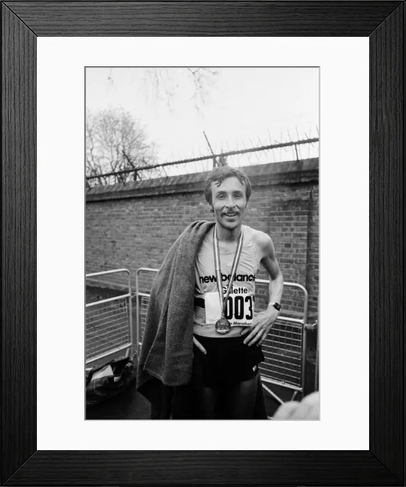 Framed Print : London Marathon 1981, Sponsored by Gillette, Sunday 29th March 1981 Framed Print : London Marathon 1981, Sponsored by Gillette, Sunday 29th March 1981