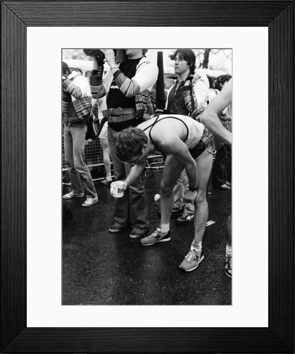 Framed Print : London Marathon 1981, Sponsored by Gillette, Sunday 29th March 1981 Framed Print : London Marathon 1981, Sponsored by Gillette, Sunday 29th March 1981