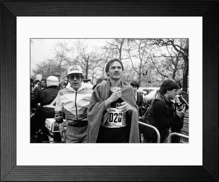Framed Print : London Marathon 1981, Sponsored by Gillette, Sunday 29th March 1981 Framed Print : London Marathon 1981, Sponsored by Gillette, Sunday 29th March 1981
