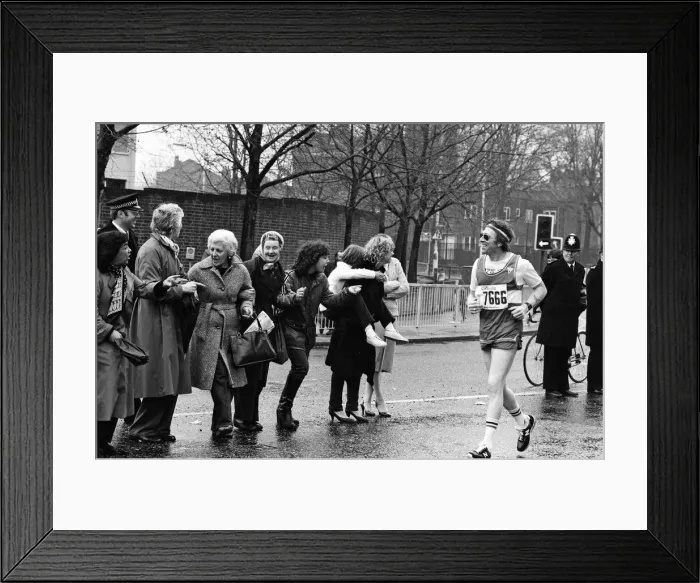 Framed Print : London Marathon 1981, Sponsored by Gillette, Sunday 29th March 1981