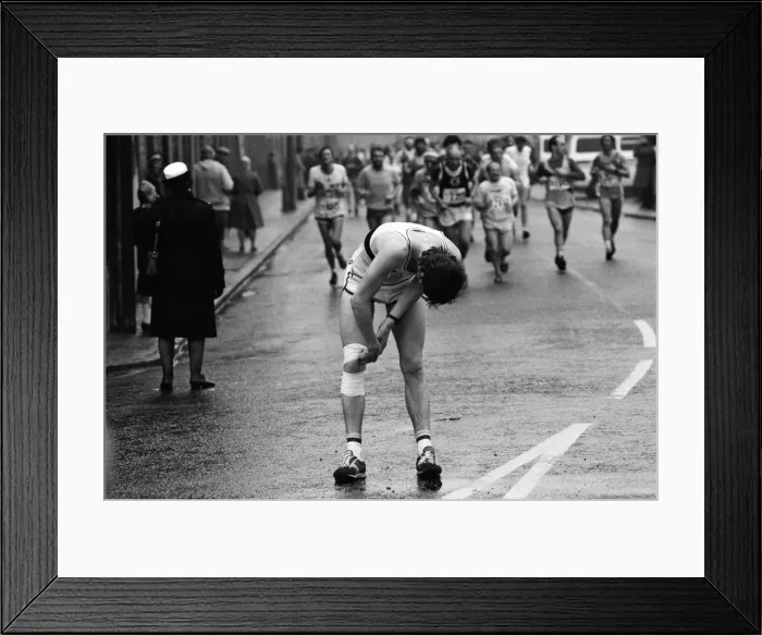 Framed Print : London Marathon 1981, Sponsored by Gillette, Sunday 29th March 1981 Framed Print : London Marathon 1981, Sponsored by Gillette, Sunday 29th March 1981