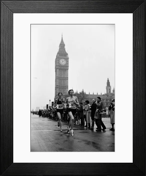 Framed Print : London Marathon 1981, Sponsored by Gillette, Sunday 29th March 1981 Framed Print : London Marathon 1981, Sponsored by Gillette, Sunday 29th March 1981