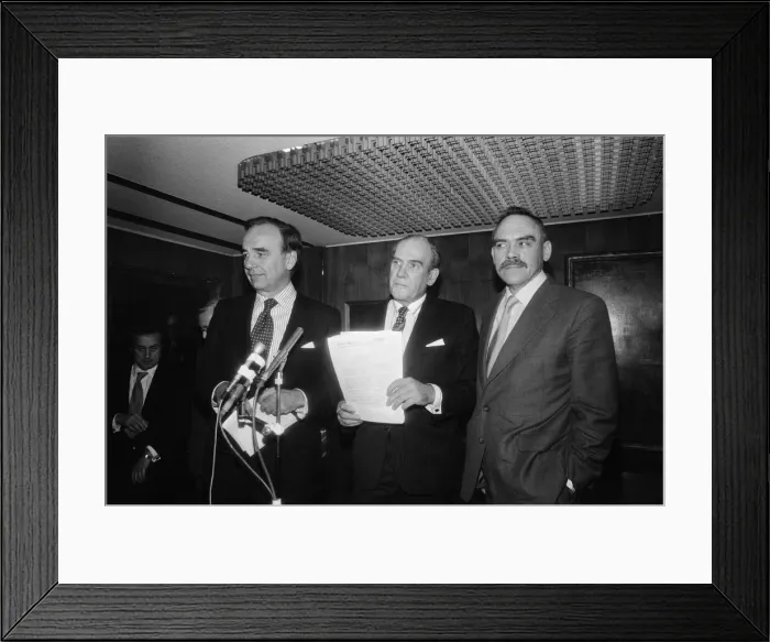 Framed Print : Rupert Murdoch is about to be the new owner of The Times and Sunday Times