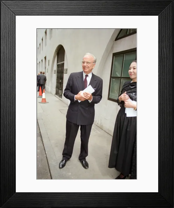 Framed Print : Memorial service for former Daily Mail editor Sir David English Framed Print : Memorial service for former Daily Mail editor Sir David English