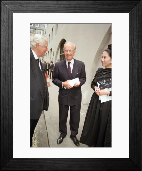 Framed Print : Memorial service for former Daily Mail editor Sir David English Framed Print : Memorial service for former Daily Mail editor Sir David English