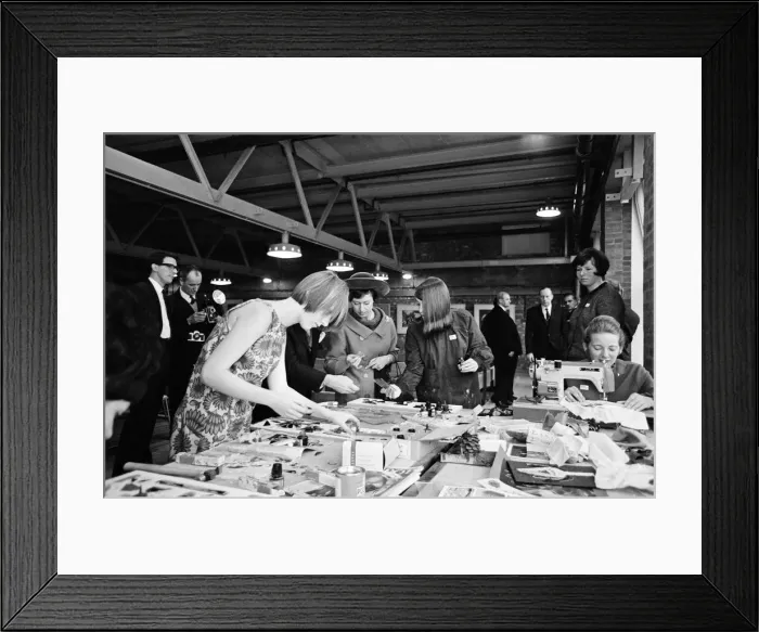 Framed Print : Princess Margaret, Countess of Snowdon visits Birmingham. 26th October 1965