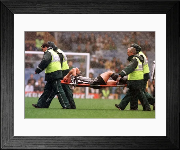 Framed Print : ALAN SHEARER IS CARRIED OFF PITCH 26 JULY 1997 ALAN SHEARER FOOTBALL NEWCASTLE Framed Print : ALAN SHEARER IS CARRIED OFF PITCH 26 JULY 1997 ALAN SHEARER FOOTBALL NEWCASTLE
