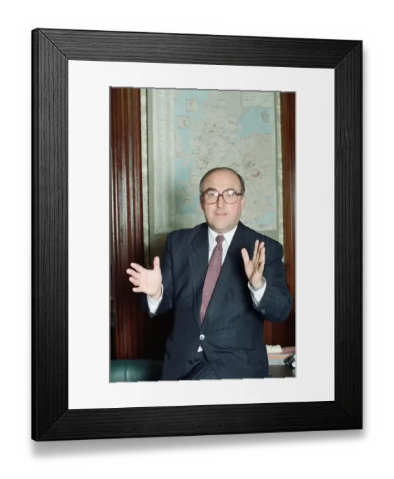 Framed Print : Labour Leader John Smith. 1st February 1994 Framed Print : Labour Leader John Smith. 1st February 1994