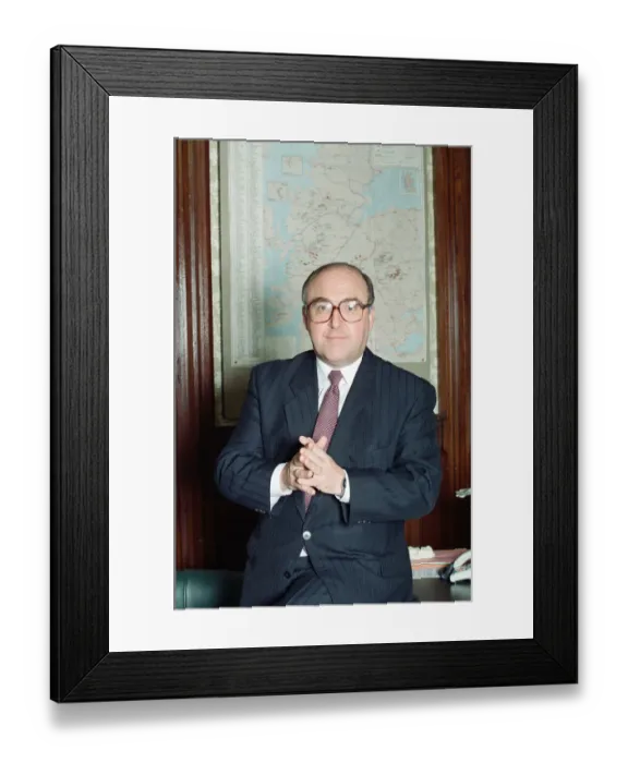 Framed Print : Labour Leader John Smith. 1st February 1994 Framed Print : Labour Leader John Smith. 1st February 1994