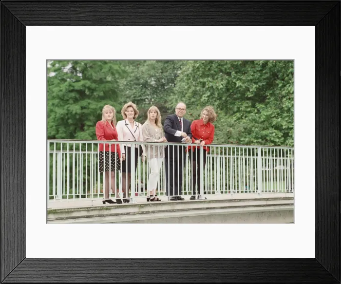 Framed Print : New Leader of the Labour Party John Smith takes a post-election walk through London