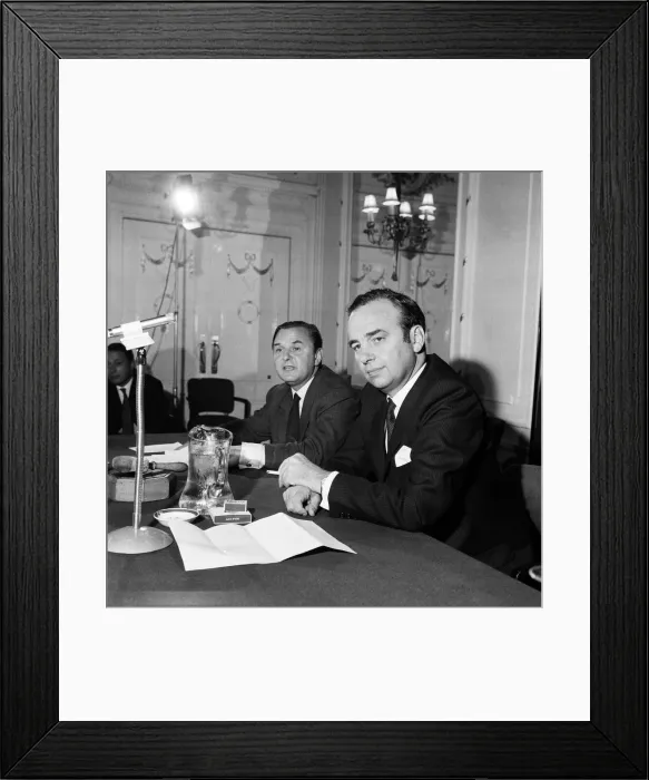 Framed Print : Rupert Murdoch, News of the World takeover bid. 24th October 1968