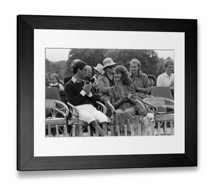 Framed Print : Prince Charles, Prince of Wales plays polo at Cowdray Park, West Sussex