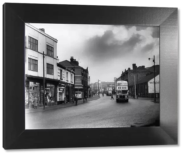 Bridge Street, St Helens, Merseyside, 30th August 1958