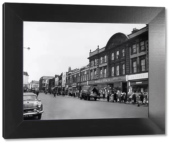 Church Street, St Helens, Merseyside, 25th August 1958