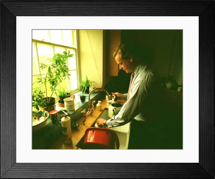 Framed Print : James Hewitt at home. Pix. by John Downing. ----- JAMES HEWITT Framed Print : James Hewitt at home. Pix. by John Downing. ----- JAMES HEWITT