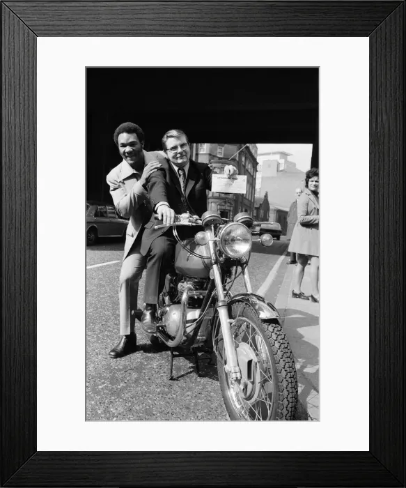 Framed Print : 24 year old bachelor Colin Carruthers from Kirkintillock, a keen motor-cycle scrambler Framed Print : 24 year old bachelor Colin Carruthers from Kirkintillock, a keen motor-cycle scrambler
