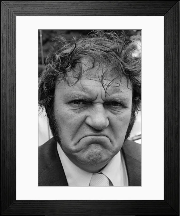 Framed Print : Les Dawson near his home at home at Lytham St Annes, Lancashire. 6th October 1972 Framed Print : Les Dawson near his home at home at Lytham St Annes, Lancashire. 6th October 1972