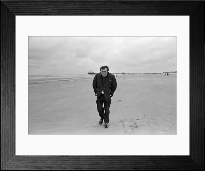 Framed Print : Les Dawson near his home at home at Lytham St Annes, Lancashire. 6th October 1972 Framed Print : Les Dawson near his home at home at Lytham St Annes, Lancashire. 6th October 1972