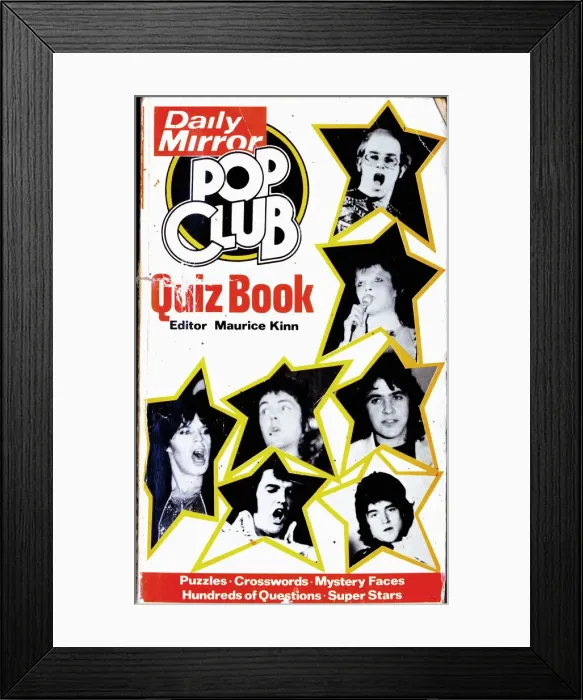 Framed Print : Daily Mirror Quiz Book 1976 Framed Print : Daily Mirror Quiz Book 1976