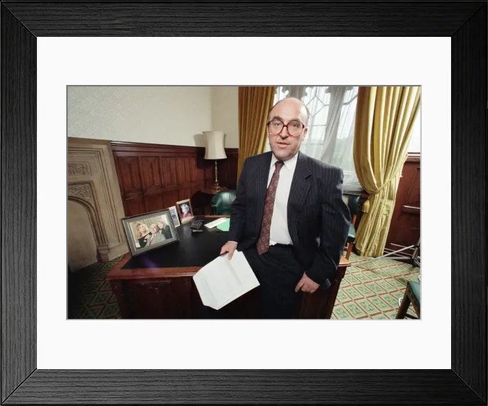 Framed Print : John Smith, the new leader of the Labour Party, in his office at Parliament Framed Print : John Smith, the new leader of the Labour Party, in his office at Parliament